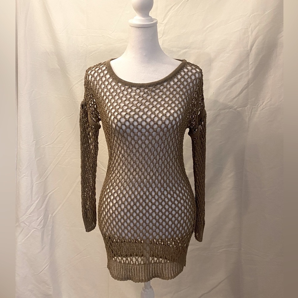 Theory knit mini shell dress, size P